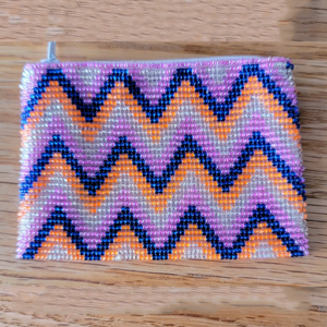 Beaded Coin Purses Pink